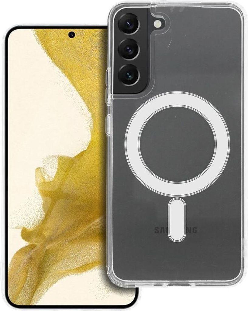 Case passend für Samsung A27 Clear Mag Cover (MID) kompatibel mit MagSafe transparent