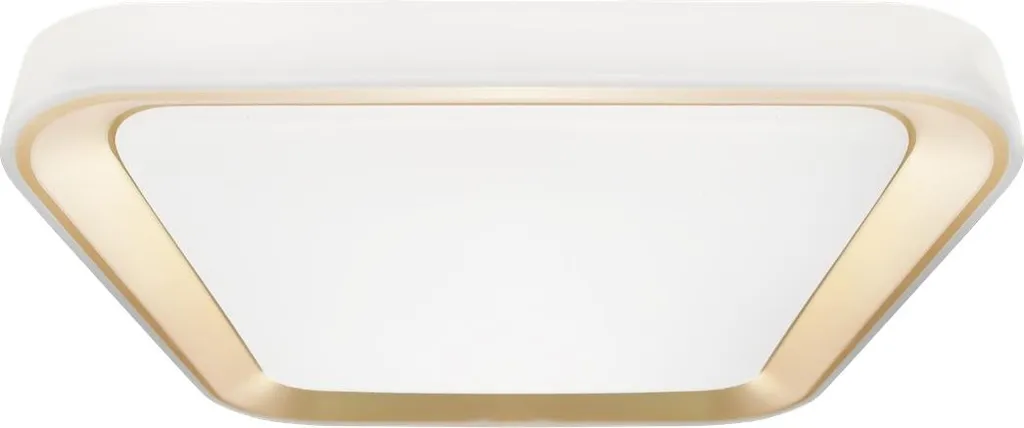 Plafonnier LED Salon Doré 66W Idéal pour Éclairage Grand Séjour Chic