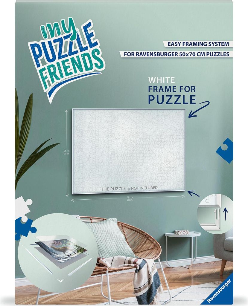 Puzzle-Rahmen, weiß Ravensburger 12001248 Produktbild 