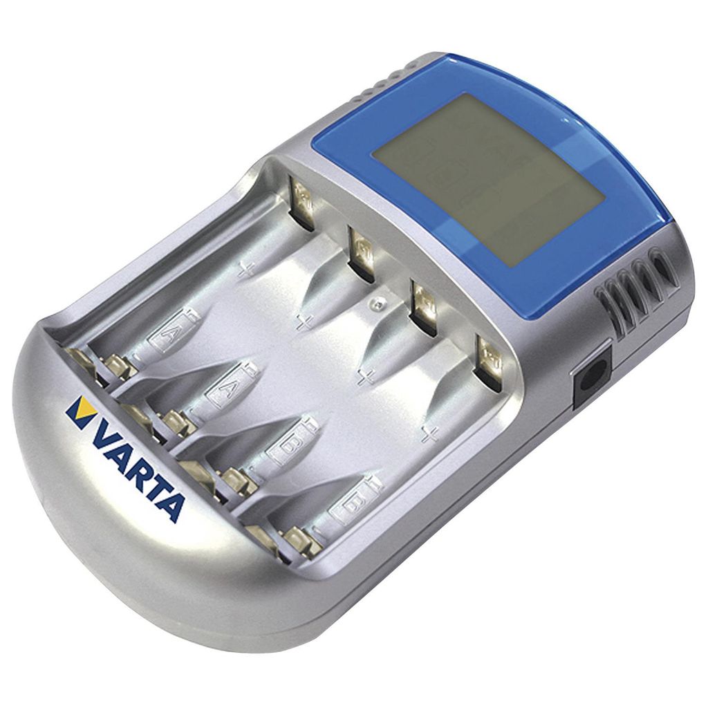 Akku-Ladegerät VARTA ''Power Play LCD Charger'' mit USB und Produktbild 8