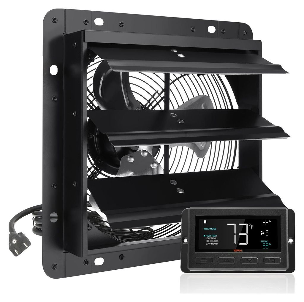 Abluftventilator Wandlüfter Ventilator 254mm Fernbedienung Produktbild 