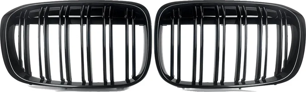 Grille de radiateur de course en ABS noir brillant pour SUV compact