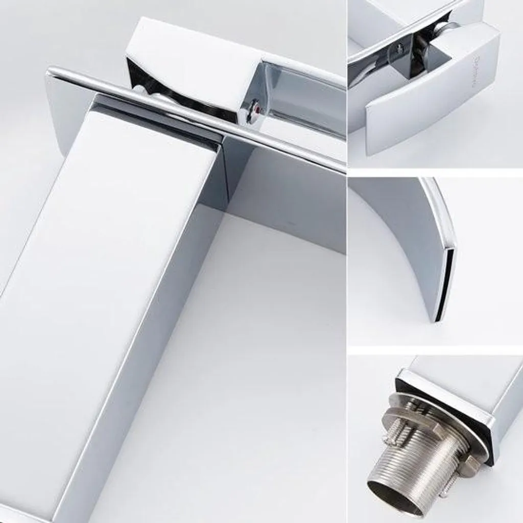Rubinetto Bagno a Cascata Moderno - Miscelatore Caldo Freddo Lavabo