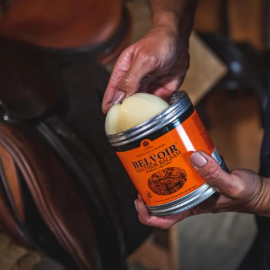 Belvoir Leather Balsam 500ml | Nutriente Cuoio con Cera d'Api - 2