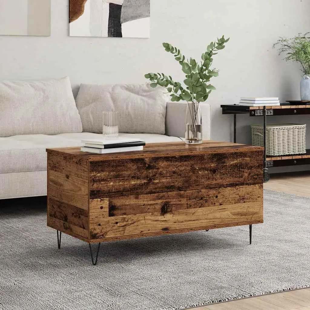 Maison Exclusive Tavolino 90x44,5x45 cm Legno Antico - Struttura Robusta