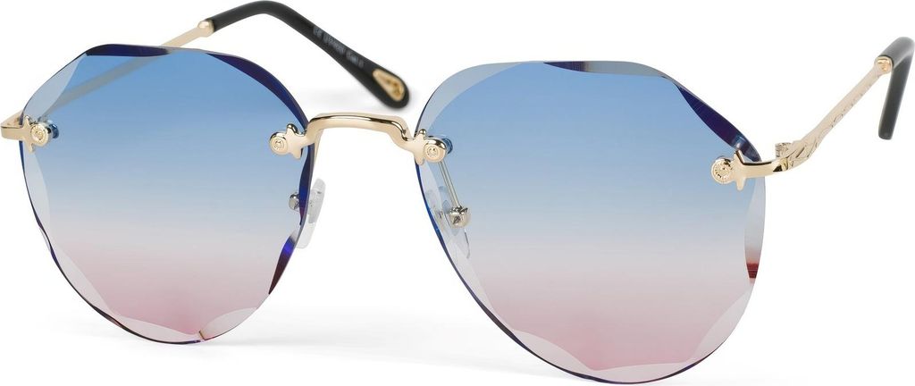 styleBREAKER Damen Piloten Sonnenbrille Rahmenlos mit Produktbild 