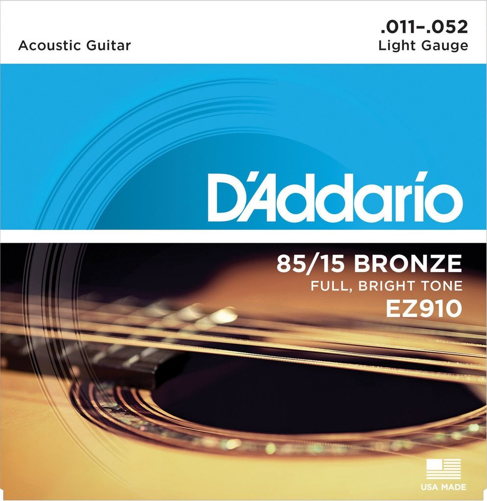 D'Addario EZ910 American Bronze - light (011-052)