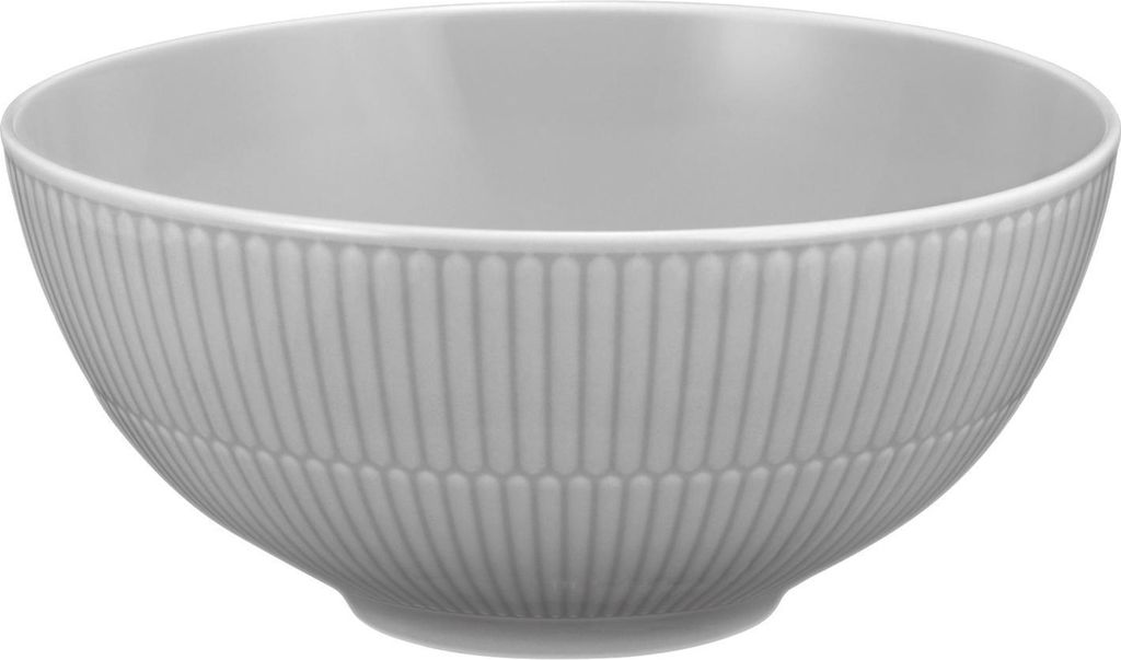 Seltmann Weiden Schüssel Amina Silbergrau, Schale, Porzellan, Grau, 21.5 cm, 001.774033