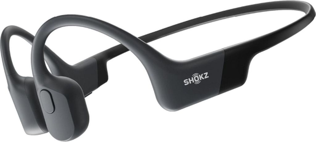 SHOKZ OpenRun Black Knochenschall-Kopfhörer Bluetooth 5.1 PremiumPitch 2.0+ IP67 Sport USB-C
