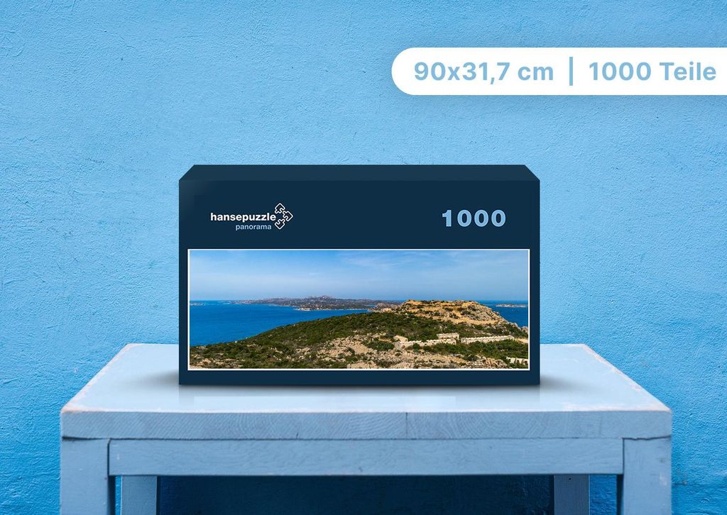 hansepuzzle 99962 - Idyllische Landschaft Puzzle, 1050 Teile, Natur, 60,0 x 46,0cm mit hochwertiger Aufbewahrung, Kartonbox & Beutel
