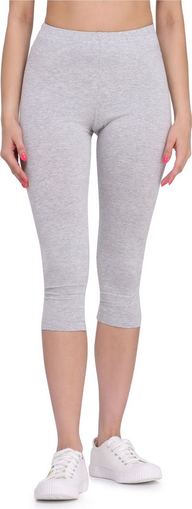 Bellivalini Damen 3/4 Leggings aus Viskose BLV50-148 (Melange, S)