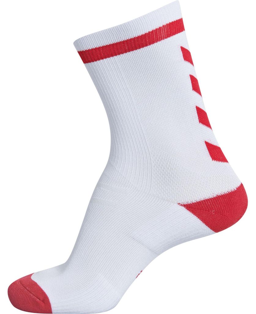 Hummel Elite Indoor Sport Sock Low Socken Sportsocken weiß/rot 204043-9402, Schuhgröße:27-30 EU