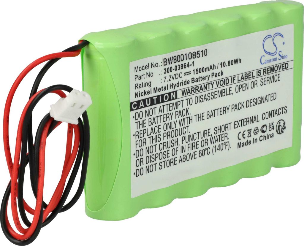vhbw Akku kompatibel mit Honeywell Lynx Control Panels, L5100, 3000, 5000, 5100, L3000, L5000 Mobilcomputer PDA Scanner (1500 mAh, 7,2 V, NiMH)