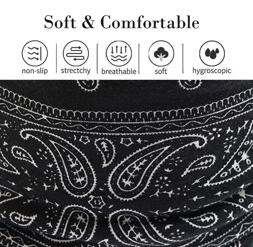 Elastisches Stirnband Mit Ösen Für Damen - Punk Haarband Für Sport & Alltag