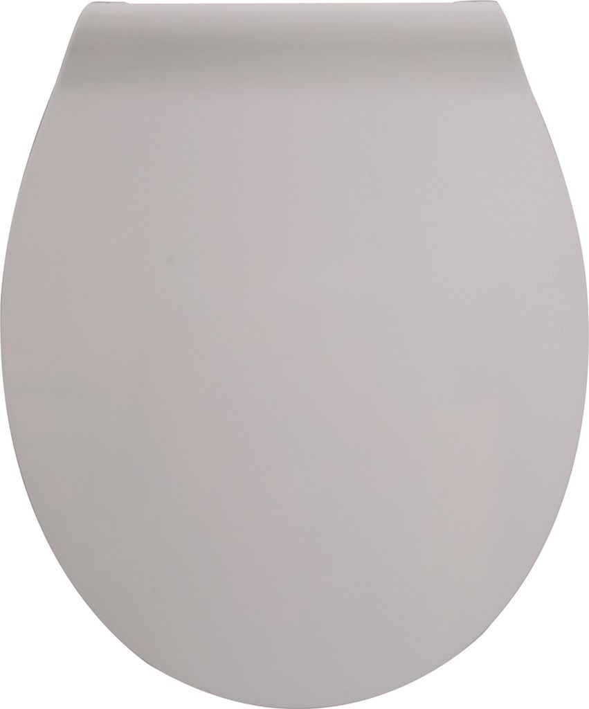 Spirella Design WC Sitz mit Absenkautomatik Fast Fix/Schnellbefestigung Befestigung mit Knopfdruck, Toilettensitz WC Deckel Klobrille Elegance Weiß
