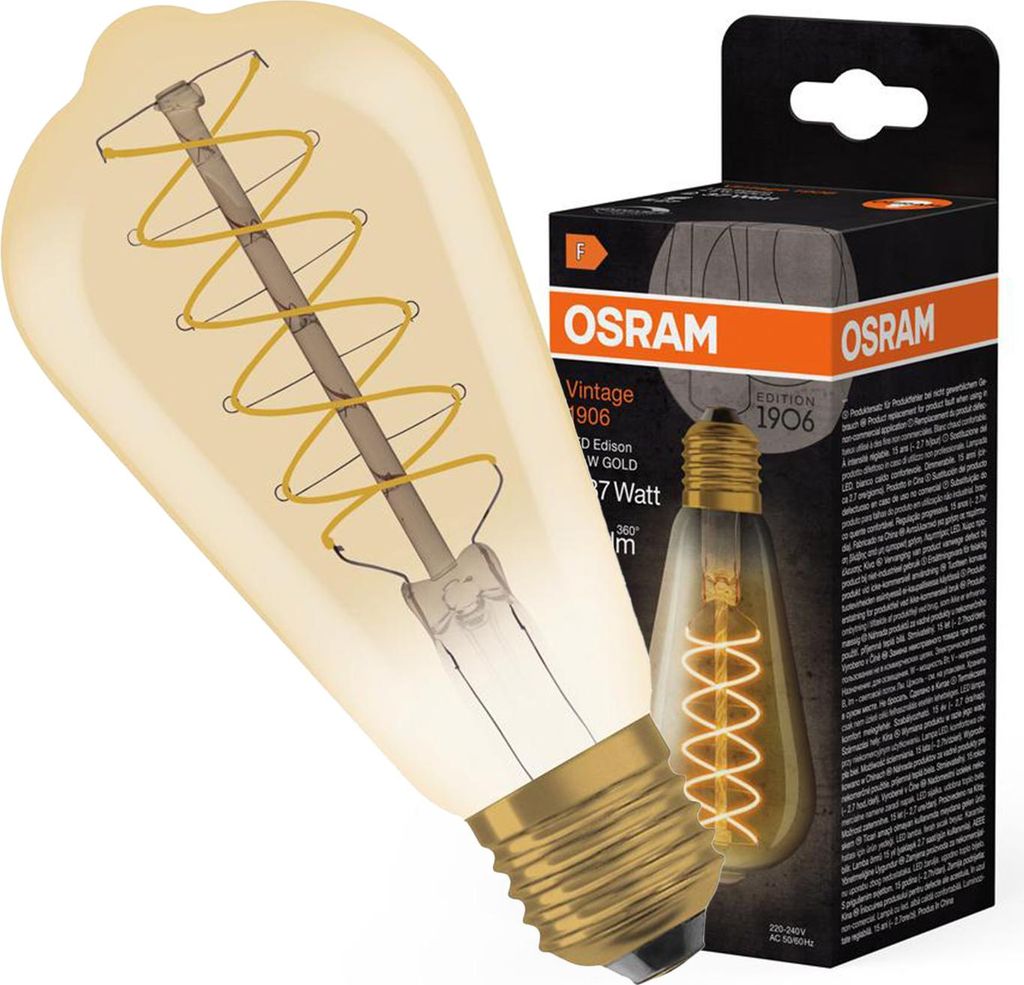 Żarówka LED Dekoracyjna ST64 Edison E27 4.8W = 37W 420lm Zdjęcie produktu 