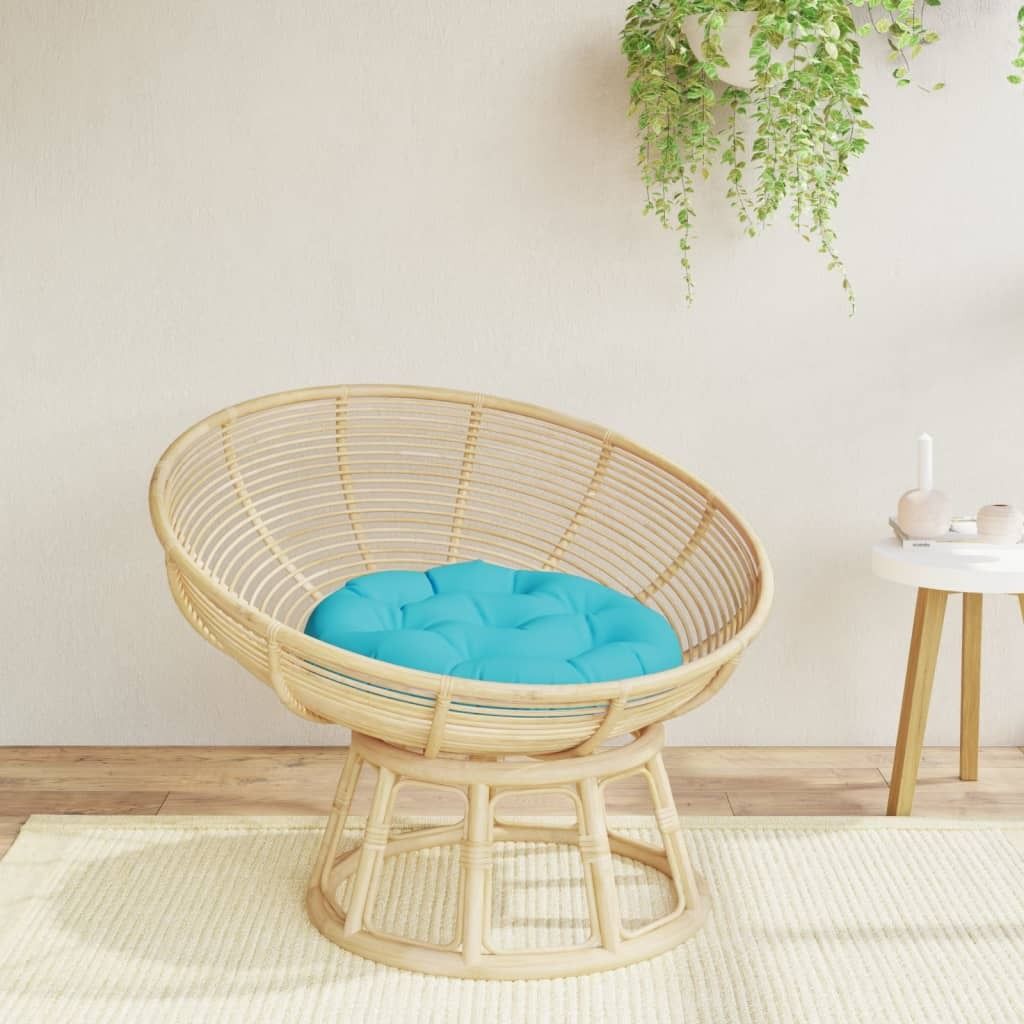 Design Kissen Rund Türkis Ø 60x11 cm Oxford-Gewebe,Gartenmöbelauflagen 2025 Neu61055