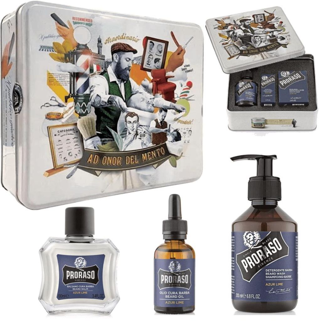 Proraso - Azur Lime - Beard Kit, Zestaw Do Pielęgnacji Zdjęcie produktu 