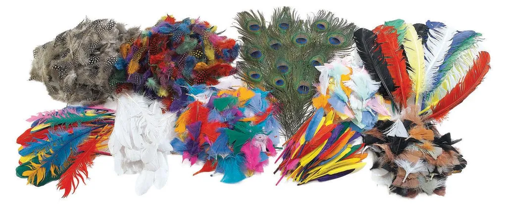 Kit bricolage plumes Colorations anti-ennui pour enfant sans écran