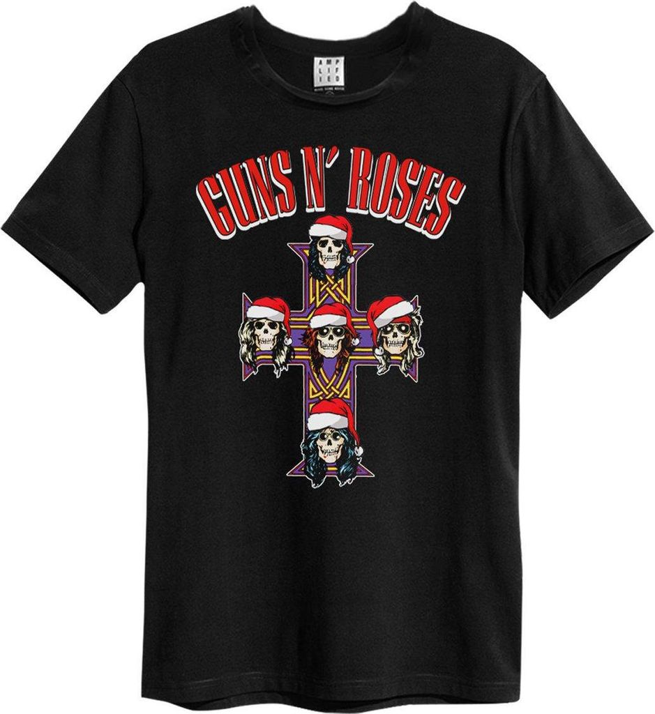 Amplified - "Christmas Hat Band" T-Shirt für Herren/Damen Uni GD3417 (M) (Schwarz)