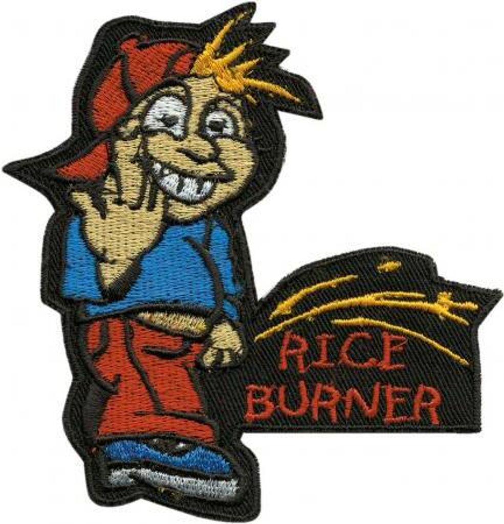 Aufnäher - Rice Burner - 01953 - Gr. ca. 8cm x 11cm
