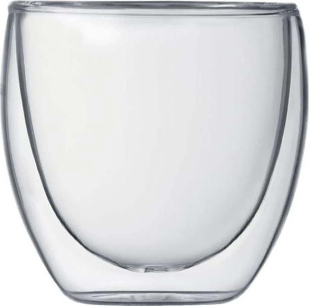 Set 2 Bicchieri Espresso Bodum 8cl Vetro Termico Doppia Parete 4557 - 4