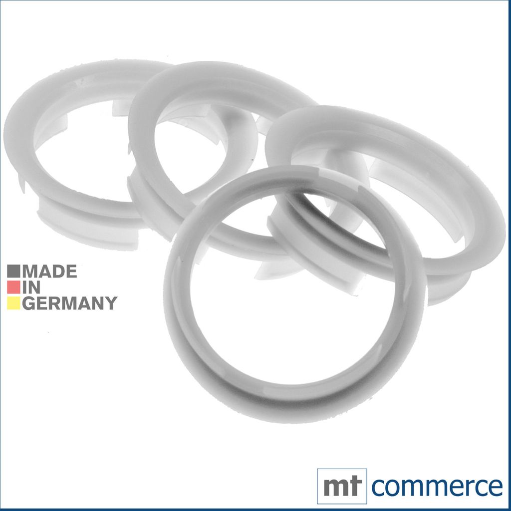 4X Zentrierringe 63,4 x 56,1 mm transparent Felgen Ringe Germany