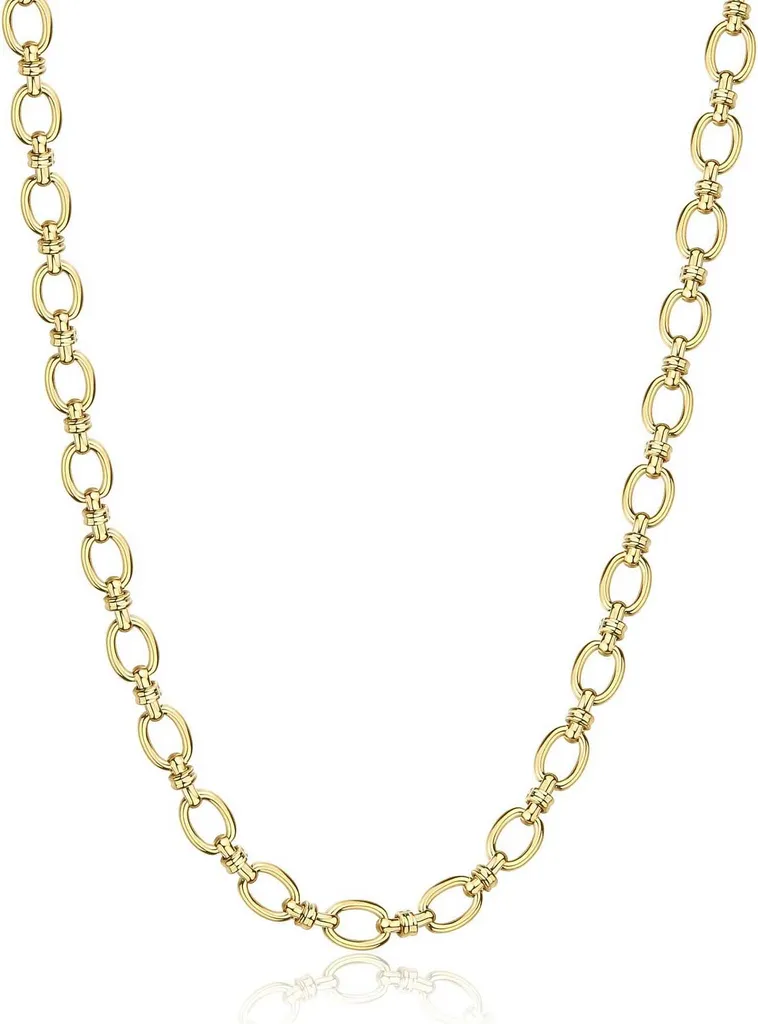Collana Sagapò Chunky Oro Donna 43-49 cm - Gioielli Acciaio PVD