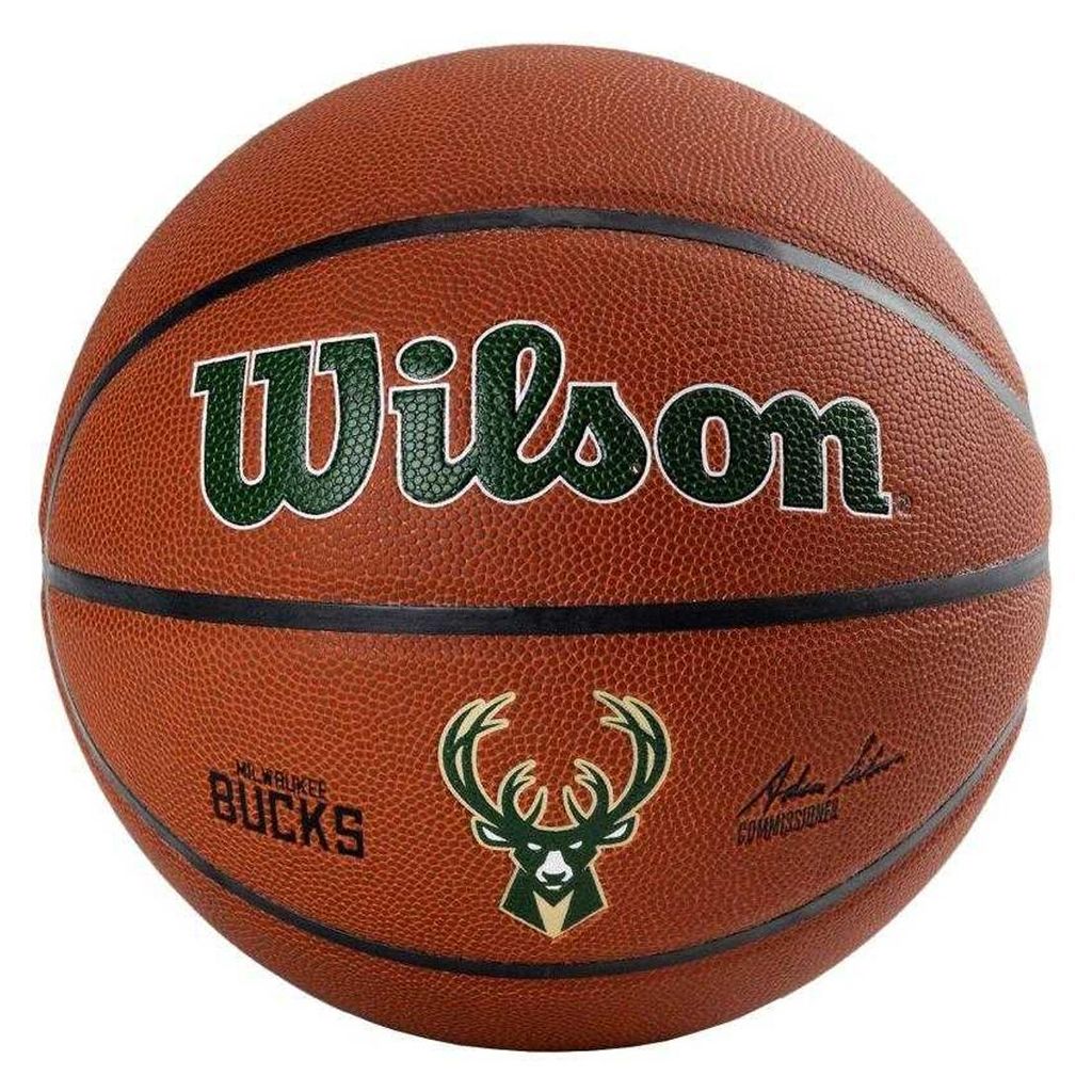 Wilson - "Team Alliance" Basketball, Milwaukee Bucks PP9101 (7) (Braun)
