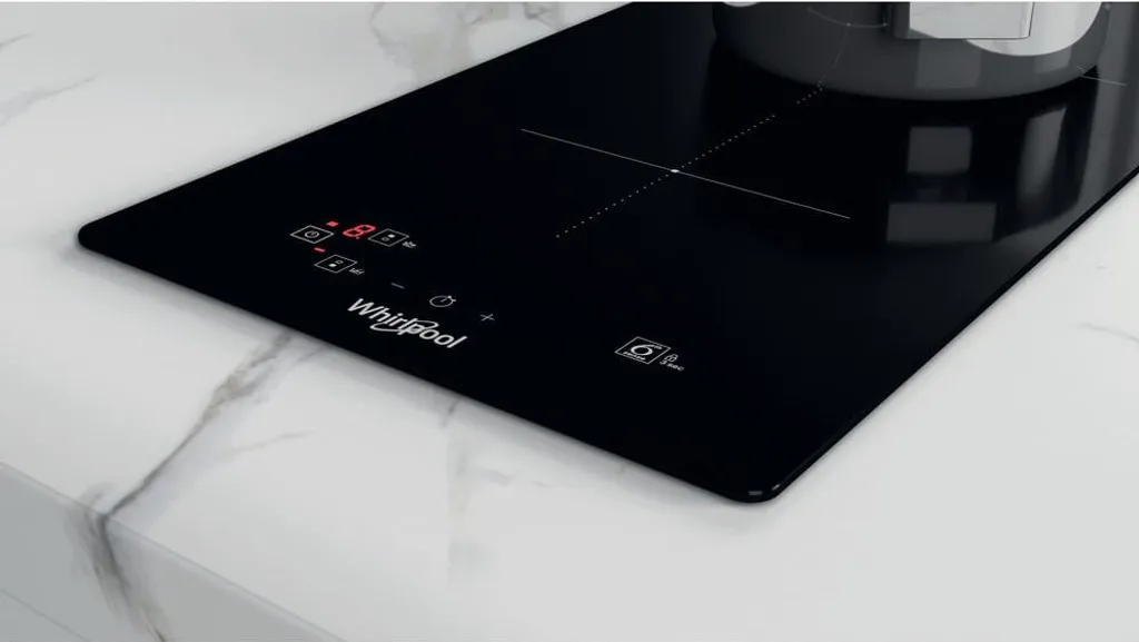 Table de Cuisson Induction Whirlpool 2 Feux Domino 28cm Noir Intégré - 11