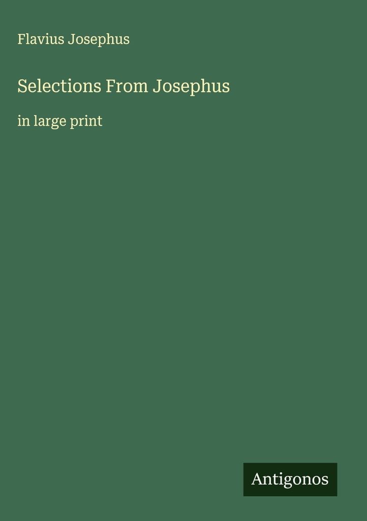 Auszüge aus Josephus