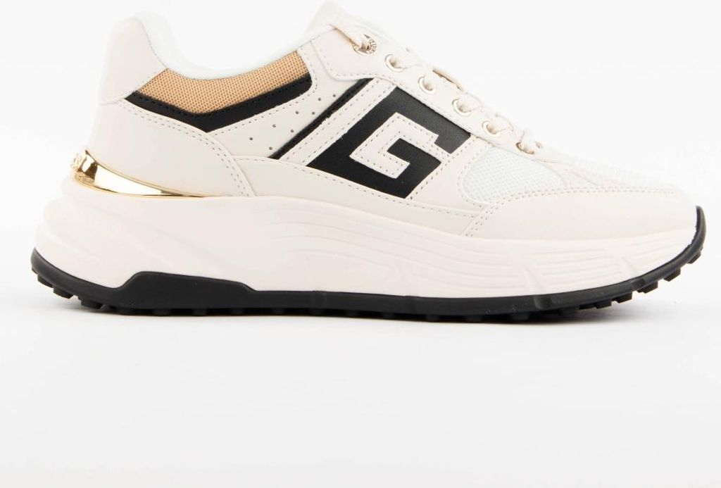 Guess Fonzi Sneakers Laag - Gebroken wit - Maat 41