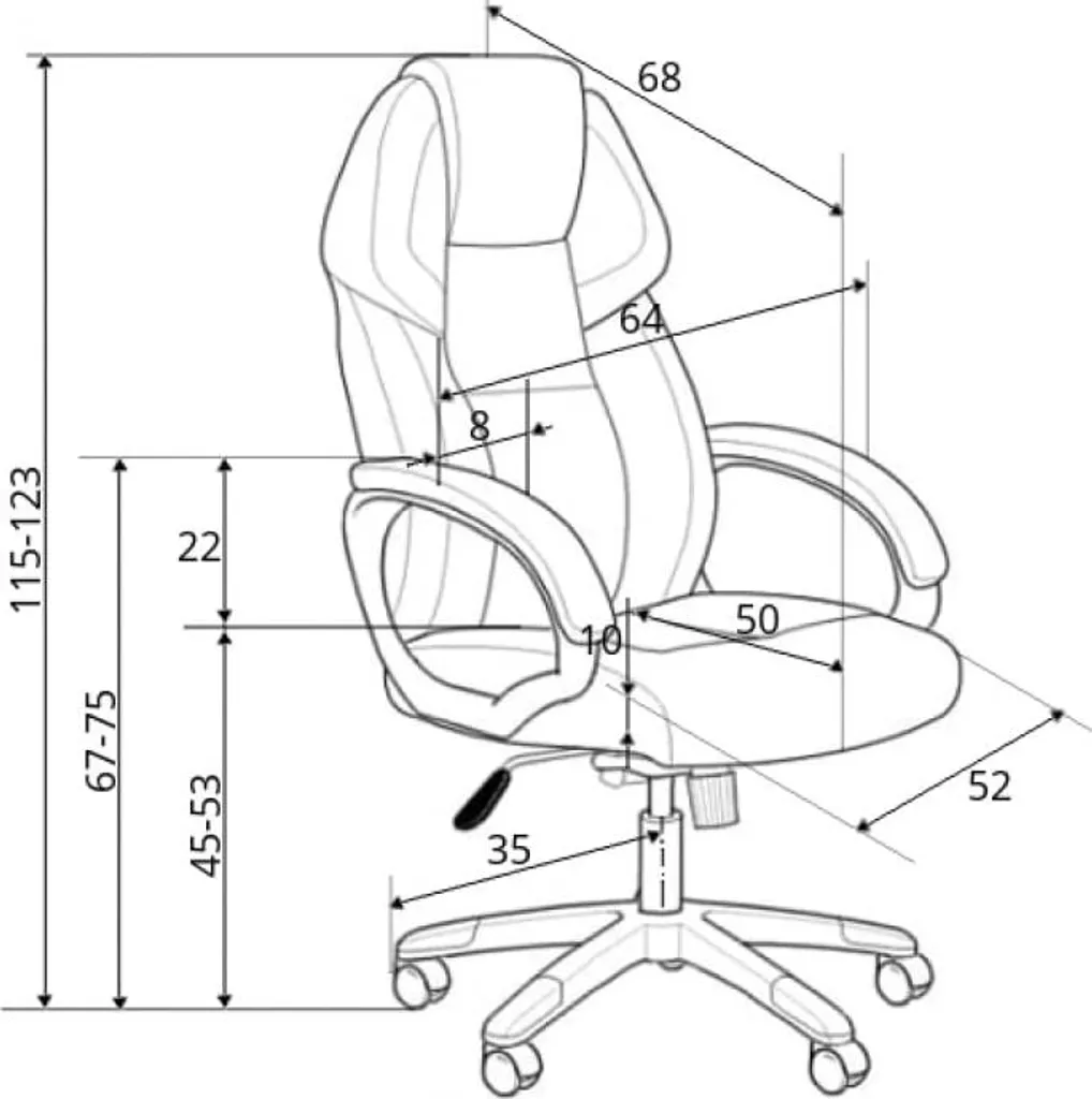 Fauteuil d'armoire Barton : la solution pour petits espaces et confort dos - 9