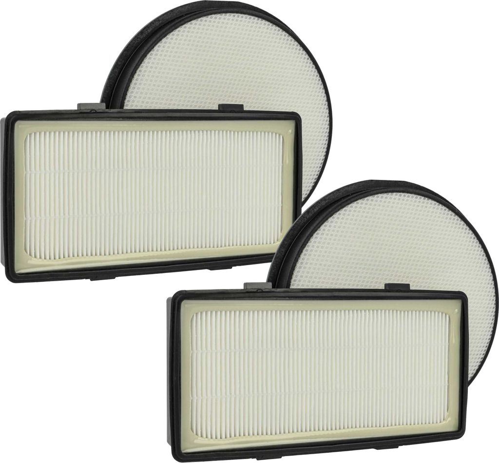 vhbw 2x Vorfilter, 2x Abluftfilter kompatibel mit Rowenta SILENCE, Silence Force Cyclonic, Silence Force Compact, RO7696EA/411 Staubsauger