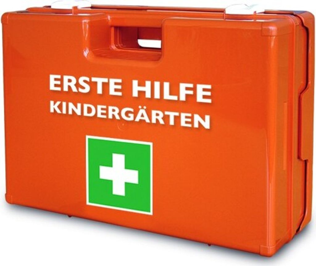 Verbandkoffer KINDERGÄRTEN mit Inhalt DIN 13 157 + Zusatzausstattung
