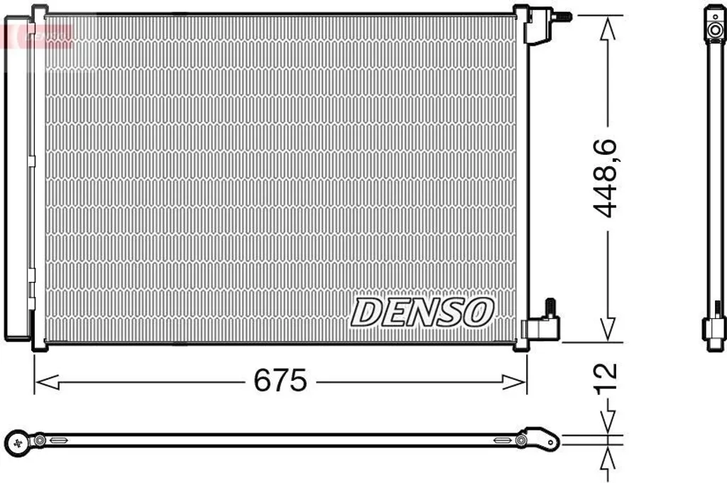 Condenseur avec Déshydrateur pour Mercedes GLC et Classe C W205 DENSO DCN