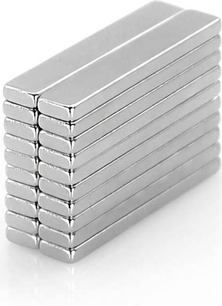 A stack of rectangular magnets.