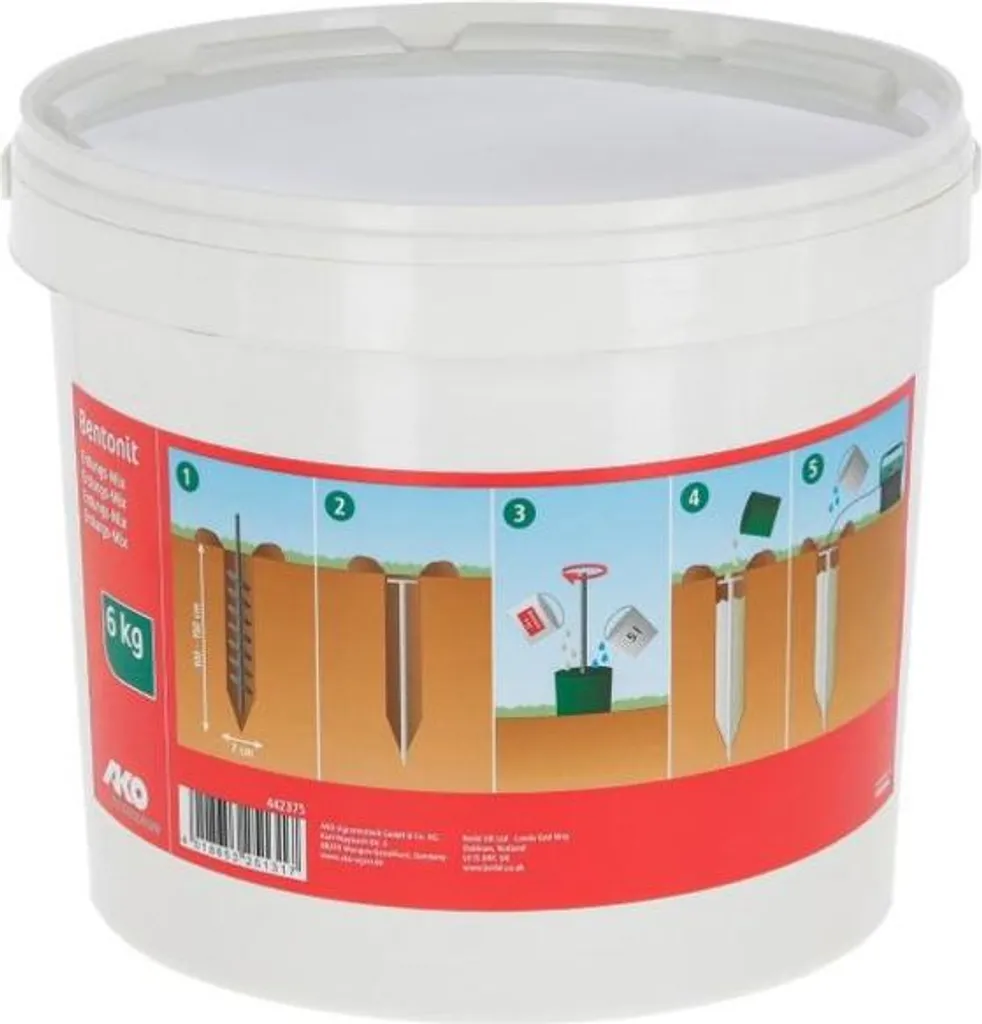 Bentonite de Mise à la Terre 6kg - Haute Conductivité et Rétention