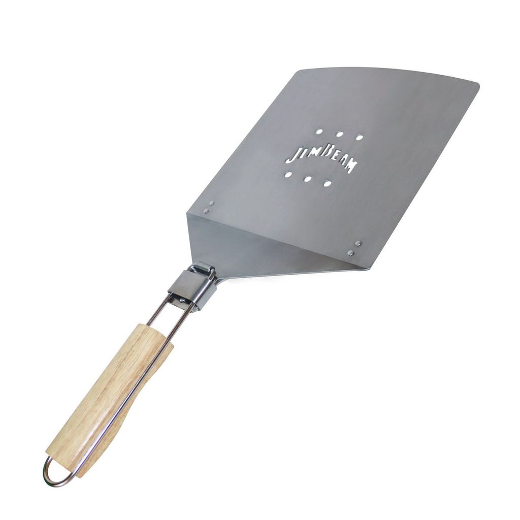 Jim Beam BBQ Grillwender Pfannenwender Burger Edelstahl Produktbild 