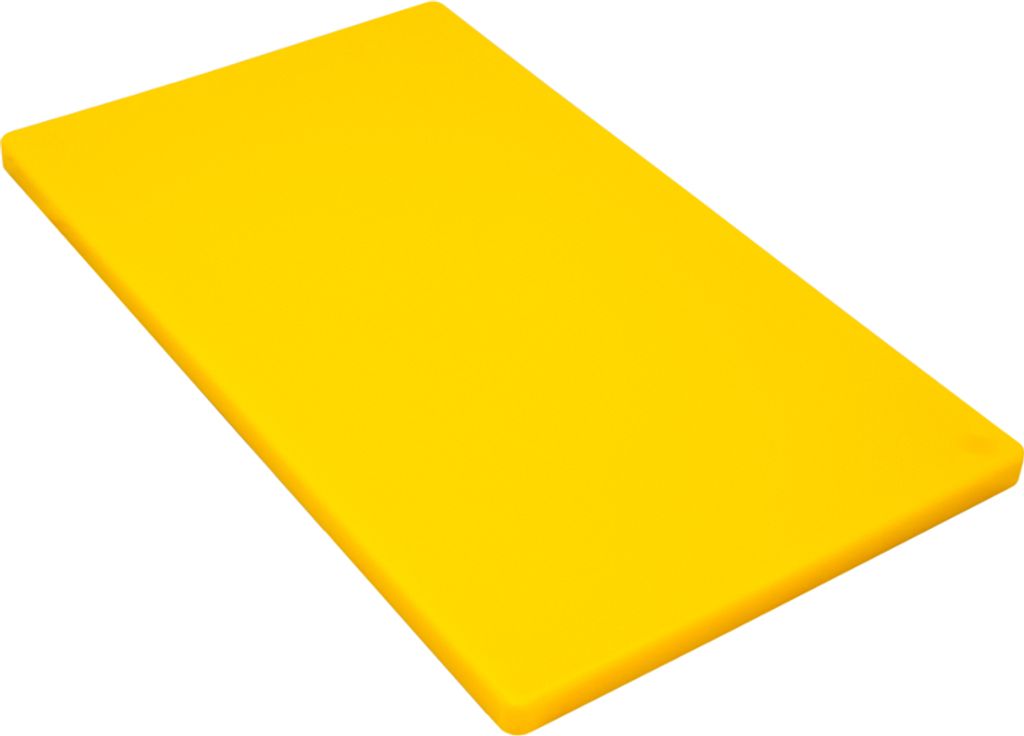 GN 1/1 HACCP Schneidbrett gelb Polyethylen Höhe: 2 cm