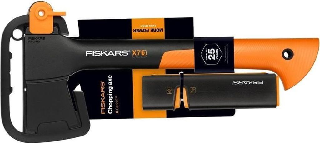 Fiskars Axe X7 - Xs + Scharfes Scharfes Set Produktbild 