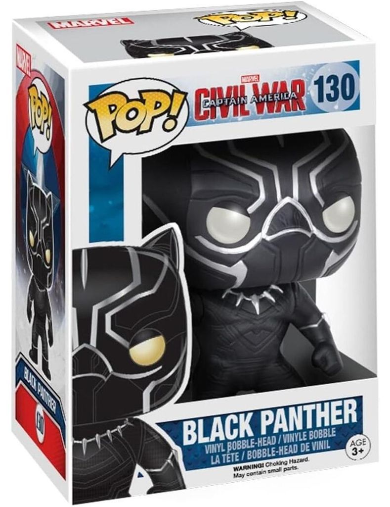 Civil War - Black Panther 130  - Funko Pop! Vinyl Figur Produktbild 