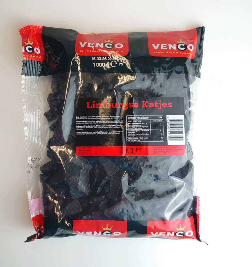 Venco Limburger Katzenlakritz 1 Kilo Lakritz