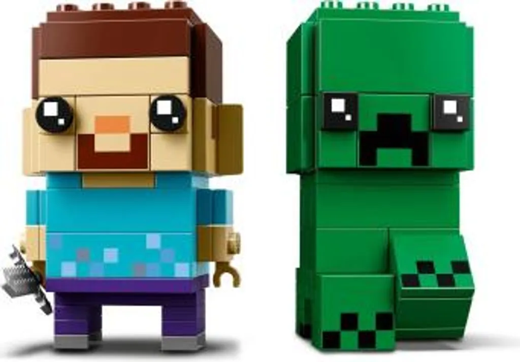 Set de Construction LEGO BrickHeadz 41612 pour Déco de Bureau Minecraft - 3