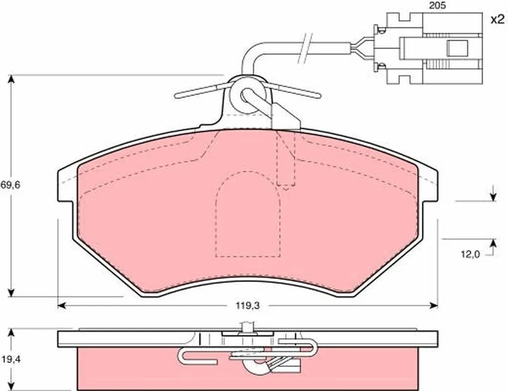 Plaquettes de Frein de Qualité pour Volkswagen Golf III et Vento 1H