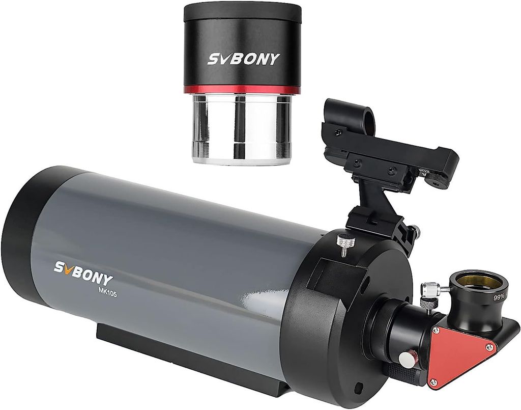 Svbony MK105 Maksutov Cassegrain Teleskop, 105mm F13 Dielektrische Beschichtung, Doppelte Schwalbenschwanz-Montagebasis, mit Okular, Dielektrischer...