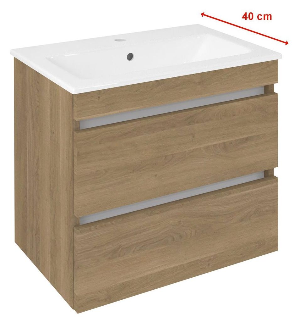 Sapho EZARA Unterschrank 58x54x39cm, Eiche Cuneo