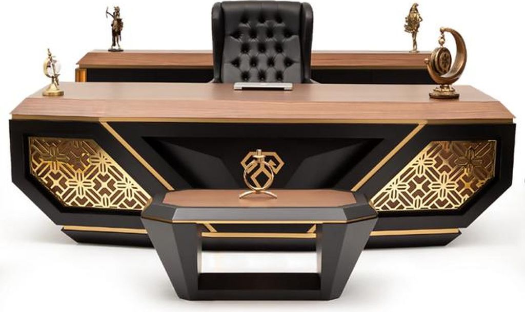 Luxus Büromöbelset Robust Komplettbüro Arbeitszimmer Tisch Homeoffice 3tlg.