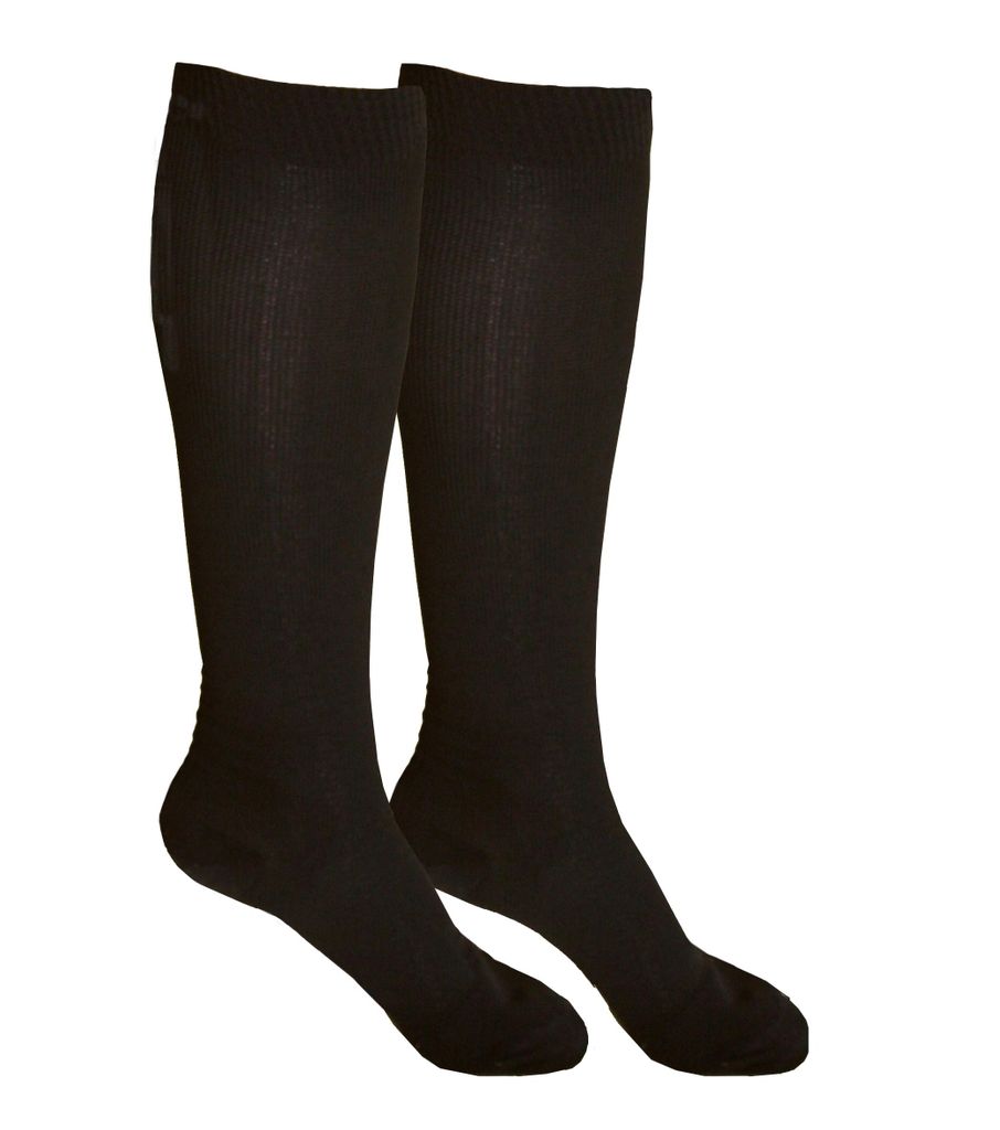 HYDAS Kompressionsstrümpfe XXL schwarz 2er 45-47 Produktbild 