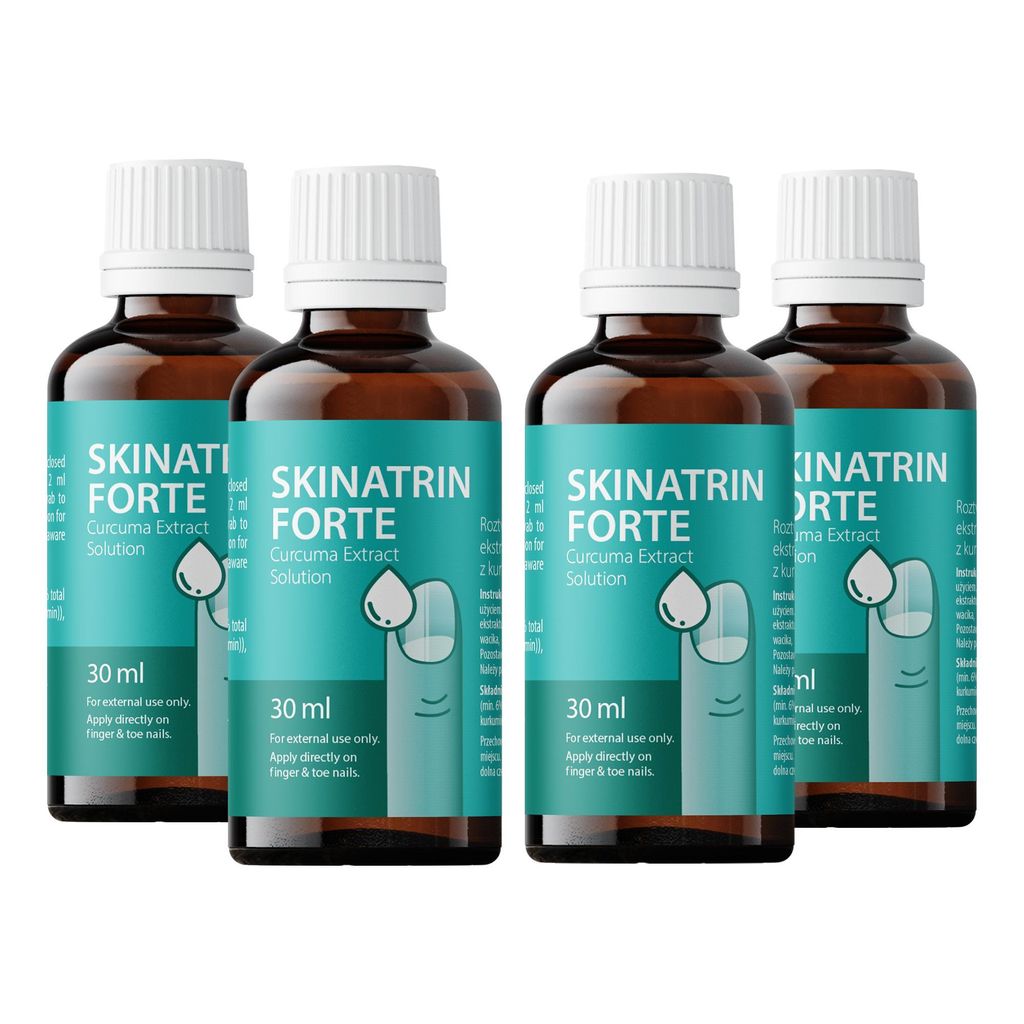 Skinatrin Forte - Kurkuma-Extrakt-Lösung - 4 x 30 ml